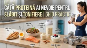 proteină pentru slăbit și tonifiere — surse alimentare recomandate de antrenor personal Sector 6