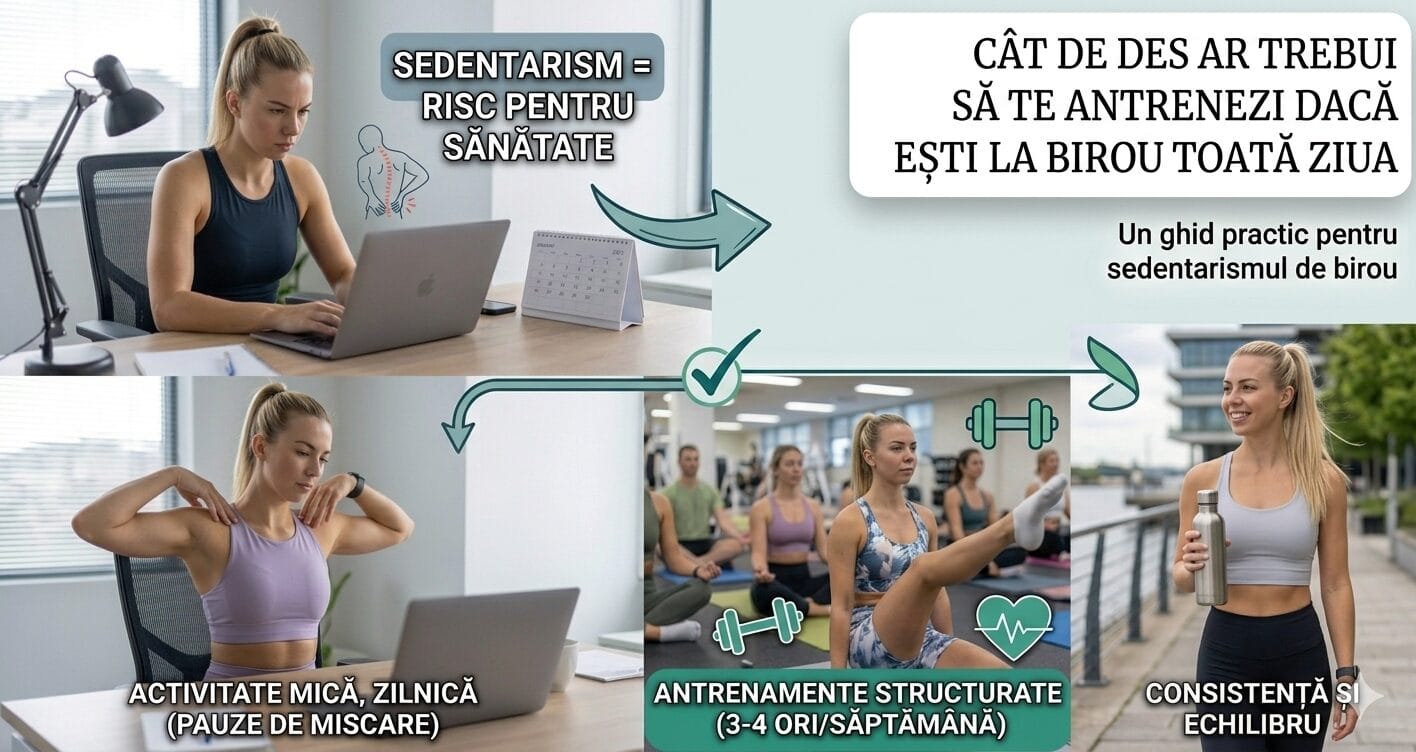 Antrenament persoane sedentare birou
