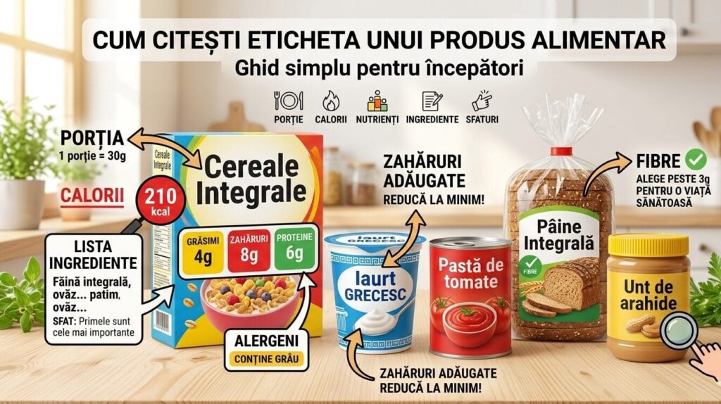 cum citești eticheta unui produs alimentar — ghid nutriție antrenor personal Sector 6