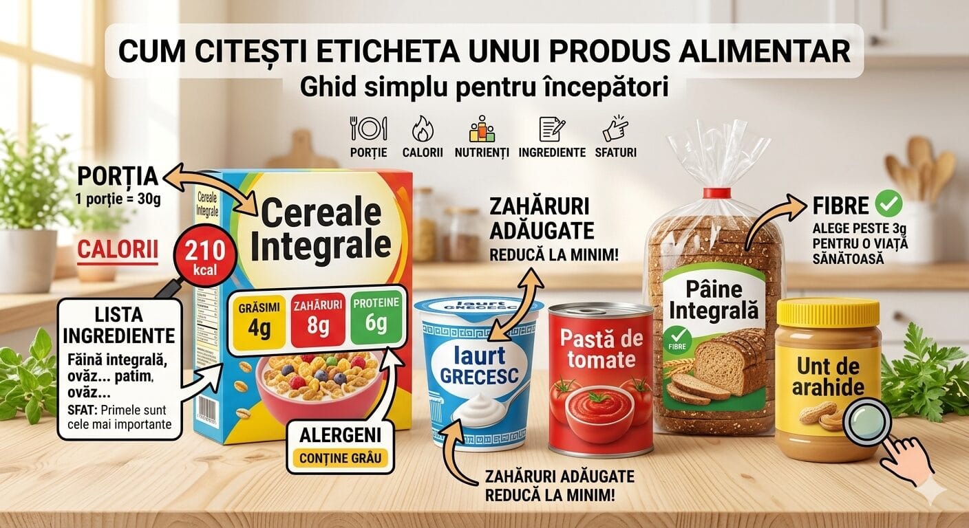 Cum citești eticheta unui produs alimentar
