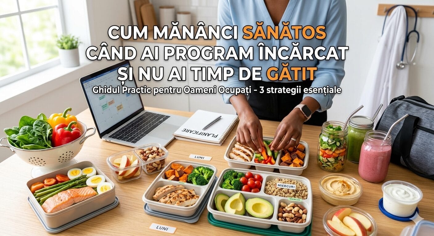 Mâncare sănătoasă pentru program încărcat