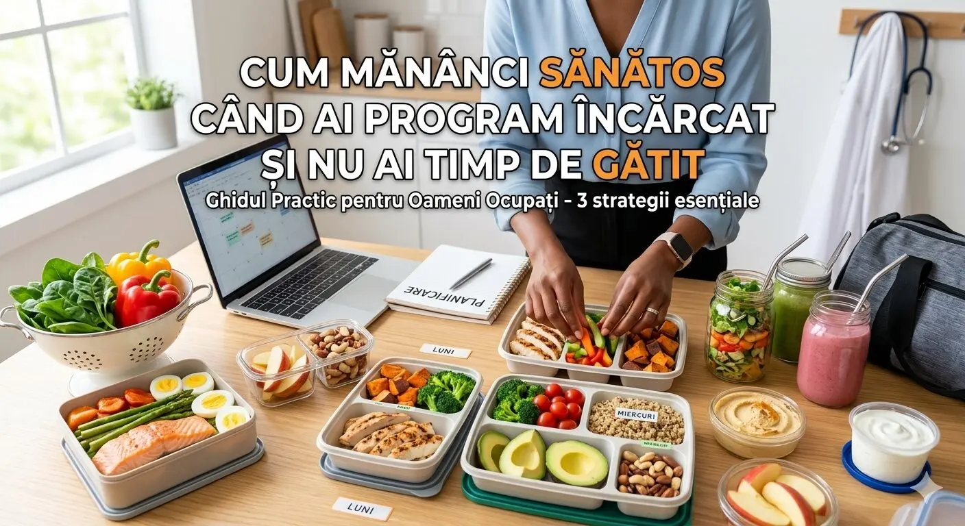 Mâncare sănătoasă pentru program încărcat