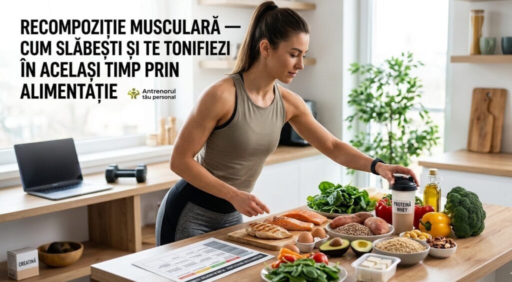 recompoziție musculară alimentație — ghid practic antrenor personal Sector 6