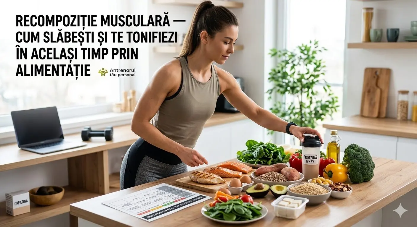Recompoziție musculară prin alimentație