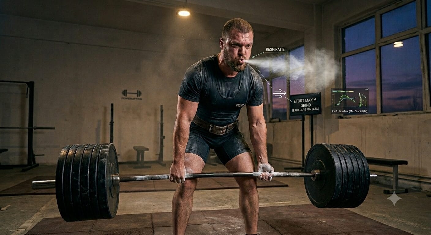 Respirația corectă la exerciții de forță